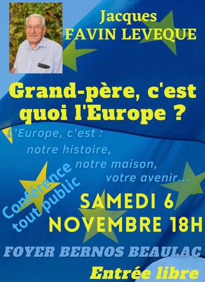 Conférence – C’est quoi l’Europe ?