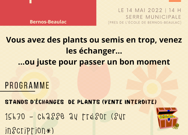 Troc de plants et de godet