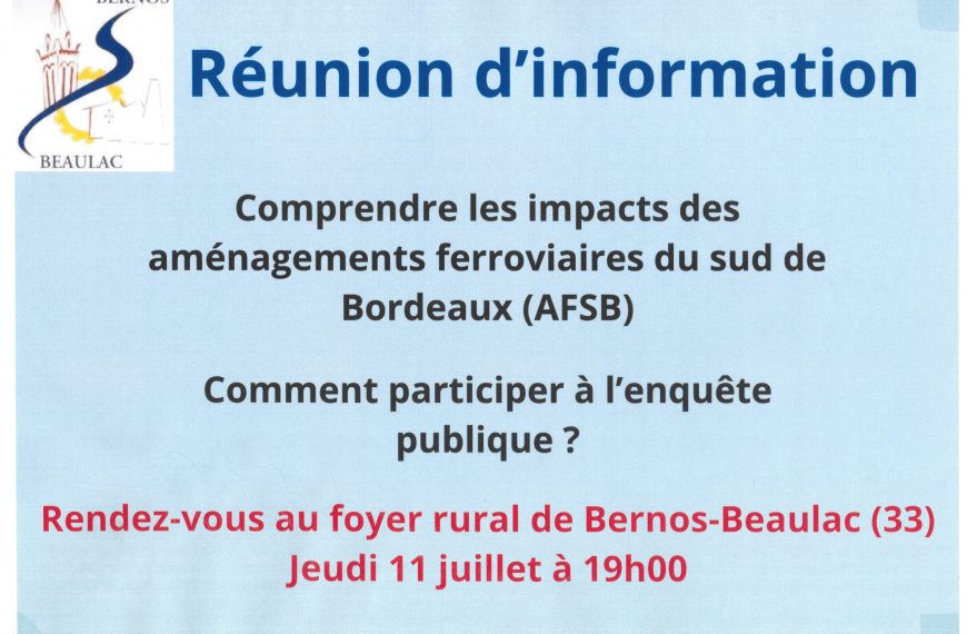 Réunion d’information