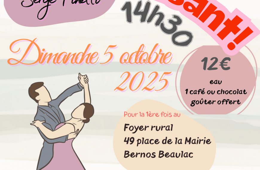 La fermette du Ciron organise un thé dansant
