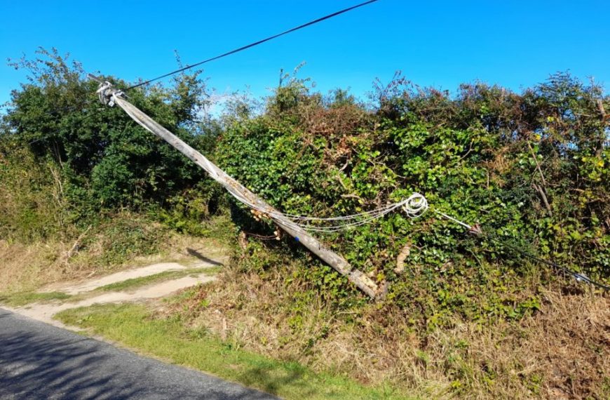 Formulaire de déclaration de poteaux telecom par terre